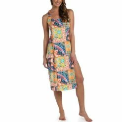 Women's La Blanca Soliel Midi Dress Swim Cover Up