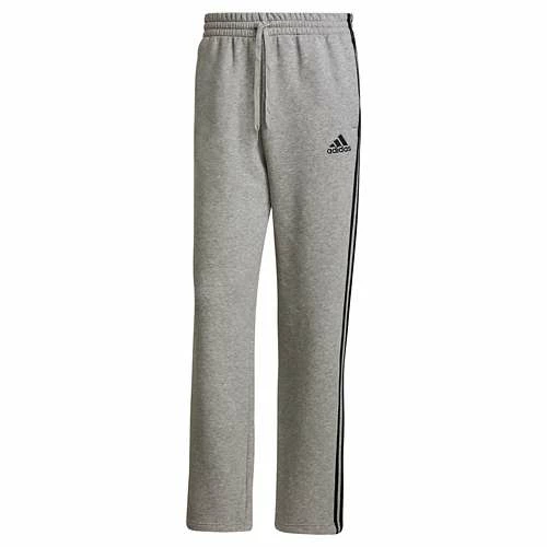 Men's Adidas Essentials Open Hem 3 Stripe Sweatpants