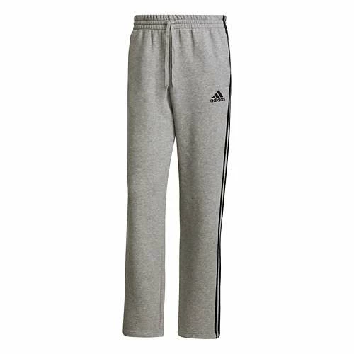 Men's Adidas Essentials Open Hem 3 Stripe Sweatpants - Image 4