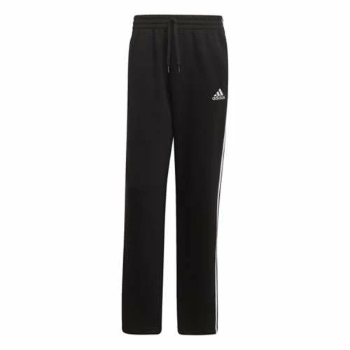 Men's Adidas Essentials Fleece Open Hem 3-Stripes Sweatpants