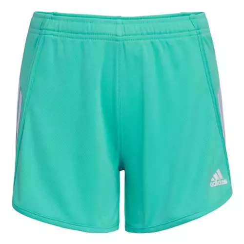 Girls' Adidas Stripe Mesh Shorts