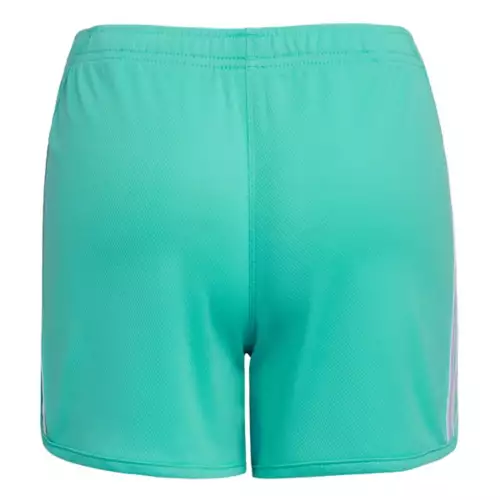 Girls' Adidas Stripe Mesh Shorts - Image 2
