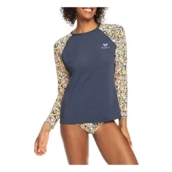 Women's Roxy Printed UPF 50 Long Sleeve Skirt Swim Cover Up