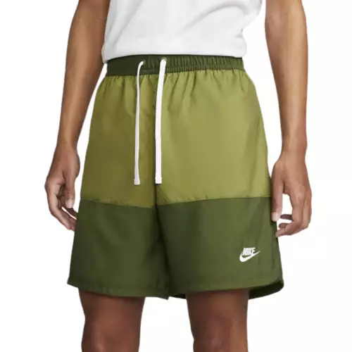 Men's Nike Sportswear Sport Essential Colorblock Woven Lined Flow Hybrid Shorts