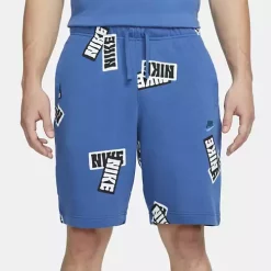 Men's Nike Sportswear Sport Essentials+ All Over Print French Terry Lounge Shorts