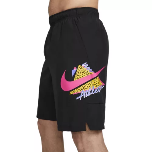 Men's Nike Dri-Fit Woven Graphic Training Shorts - Image 4