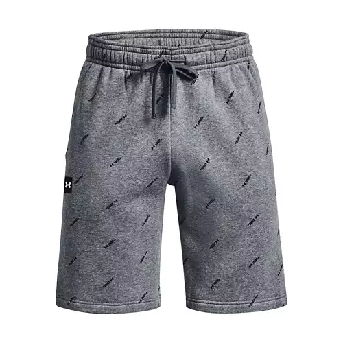 Men's Under Armour Rival Fleece Micro Branded Lounge Shorts