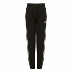 Girls' Adidas 3-Stripe Fit Fleece Joggers