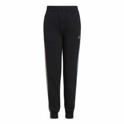 Girls' Adidas Toddler Stripe Fleece Joggers