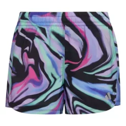 Girls' Adidas AEROREADY All Over Print Pacer Woven Shorts