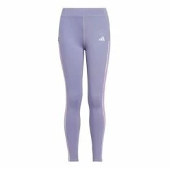 Girls' Adidas AEROREADY Gradient 3 Stripes Tights