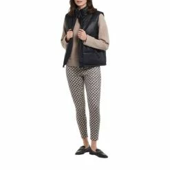 Women's Tribal Zip Front Puffer Vest