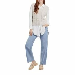 Women's Tribal Crop Sweater Vest