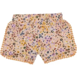 Girls' Nano Ditsy Floral Pom Lined Fashion Shorts