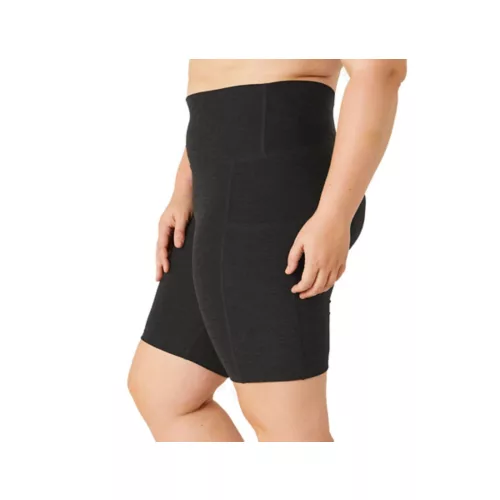 Women's Beyond Yoga Plus Spacedye Team Pockets High Waisted Biker Shorts - Image 2