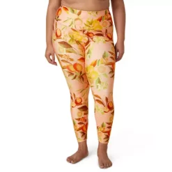 Women's Beyond Yoga Plus Size High Waisted Midi Printed Leggings